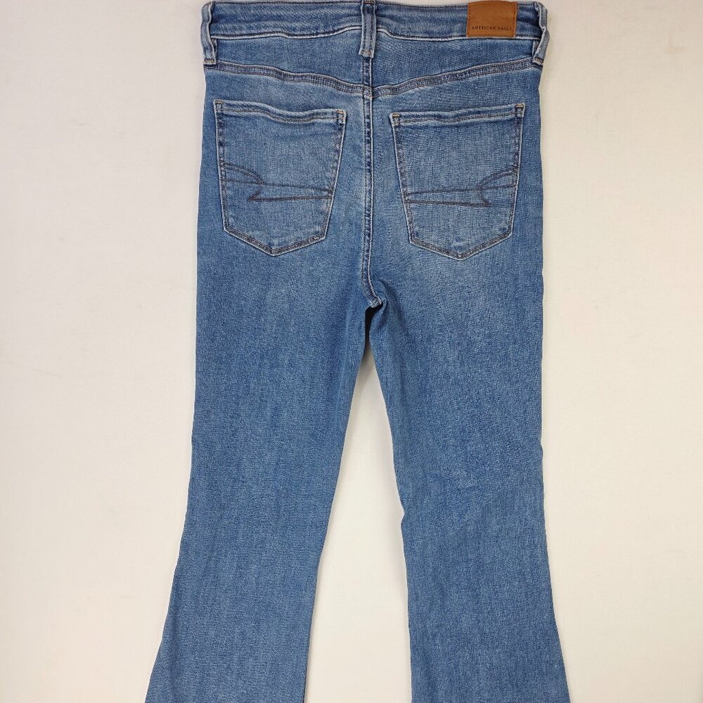 American Eagle Outfitters Size 6 Womens 31" Inseam Super High Rise Flare Jeans
